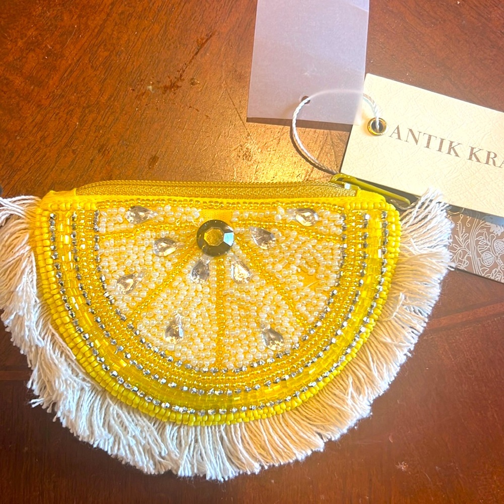 Antik Kraft 🍋 lemon coin pouch